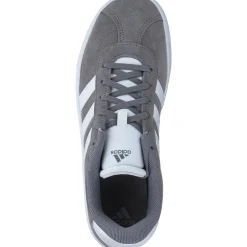Adidas VL Court 3.0 K, Schnürschuhe, Kinder, GRETHR/FTWWHT/GRETWO