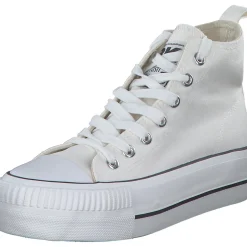 British Knights Kaya Mid B49, Sneakers High, Damen, Weiß