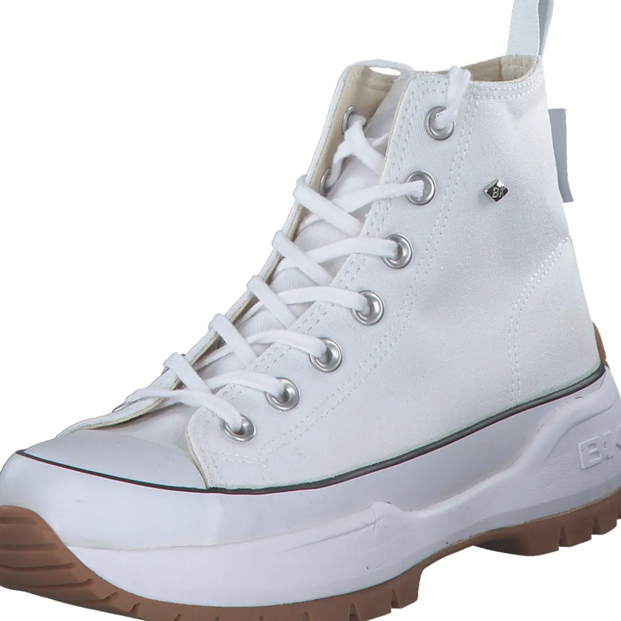 British Knights Kaya Mid Fly B49, Sneakers High, Damen, Weiß