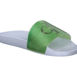 Calvin Klein YW0YW01403, Badeschuhe, Damen, WHITE/GREEN