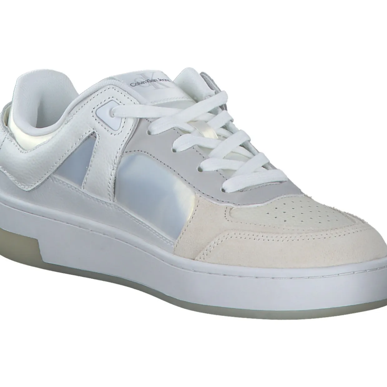 Calvin Klein YW0YW014900GD, Schnürschuhe, Damen, creamy white / bright
