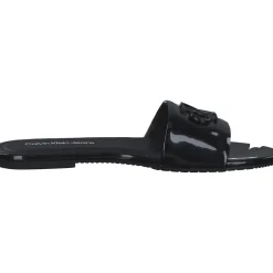 Calvin Klein YW0YW01348, Plateau-Pantoletten, Damen, black