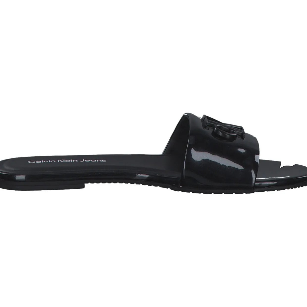 Calvin Klein YW0YW01348, Plateau-Pantoletten, Damen, black
