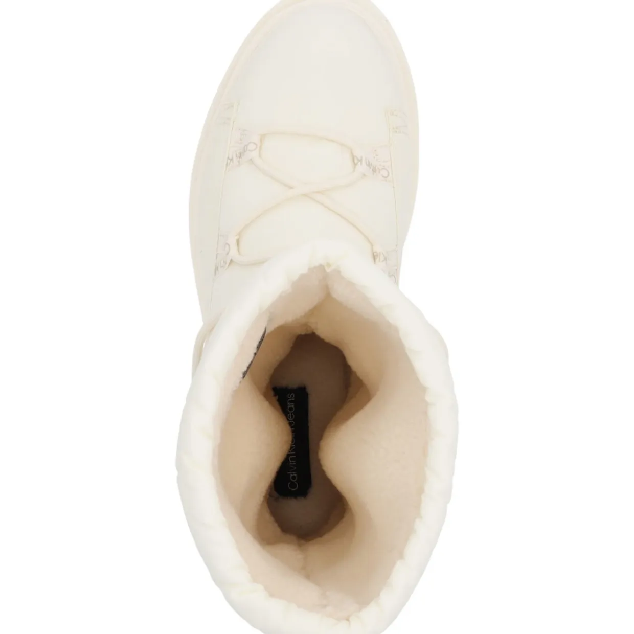 Calvin Klein YW0YW01146, Winterstiefel, Damen, Weiß (Creamy White)