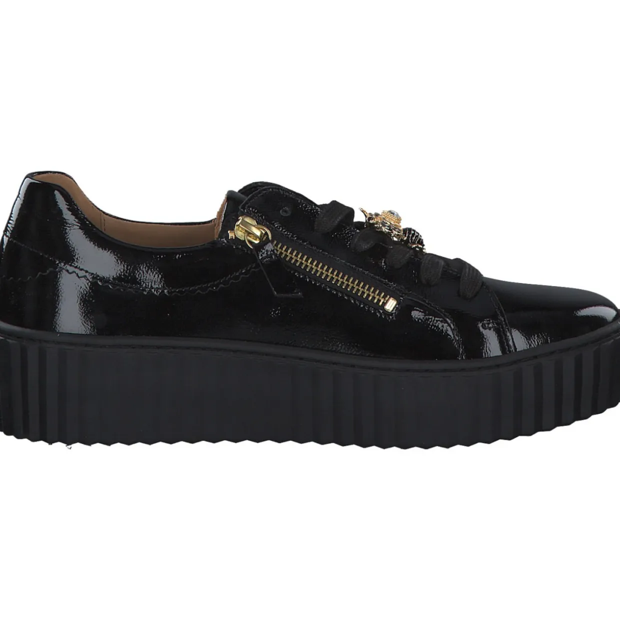 Gabor 43.201, Schnürschuhe, Damen, Schwarz