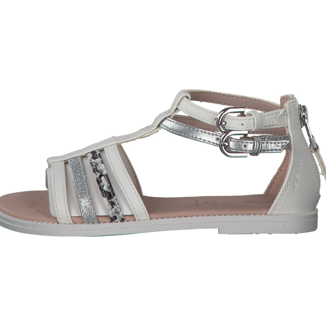 Geox J7235D, Sandalen (Kinder), Kinder, Weiß