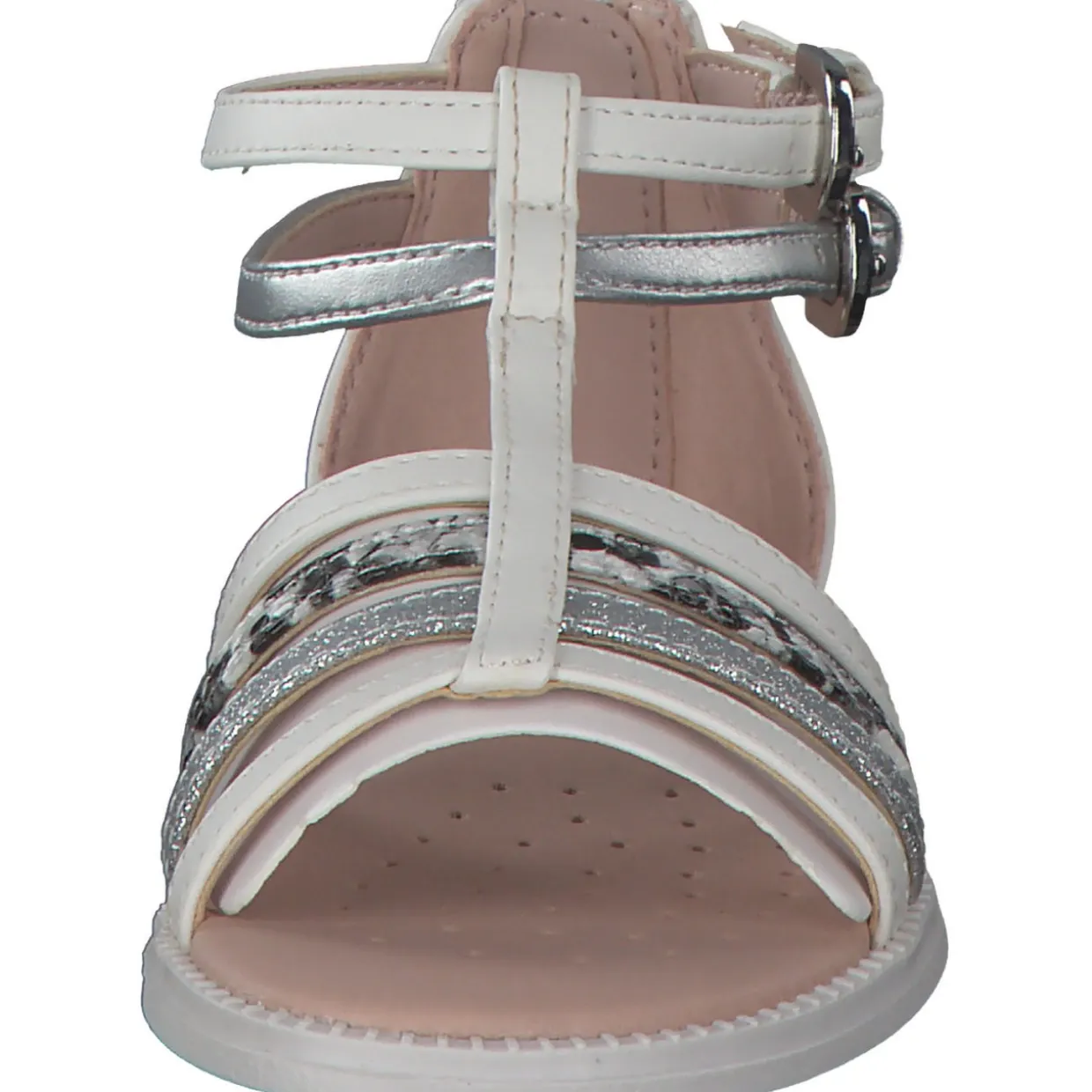 Geox J7235D, Sandalen (Kinder), Kinder, Weiß