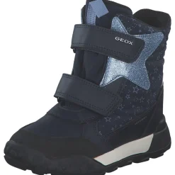 Geox J46M7C-0MNBC/CF44Y, Winterstiefel, Kinder, NAVY/LT AVIO