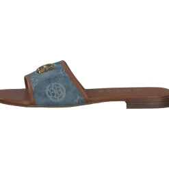 Guess FLJTA2, Pantoletten, Damen, blue