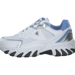 Guess FLTNOW-ELE12, Schnürschuhe, Damen, white / blue