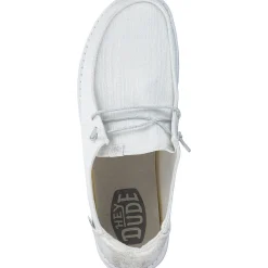 Hey Dude 40079, Schnürschuhe, Damen, weiss
