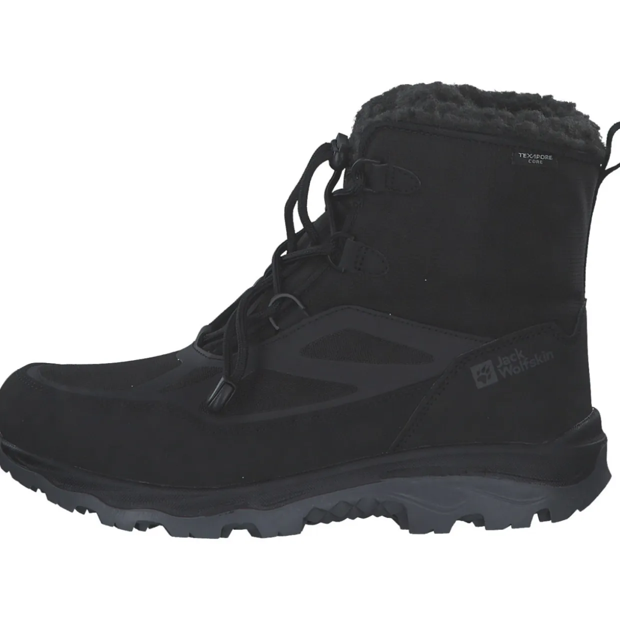 Jack Wolfskin 4054101-6350 VOJO SHELL XTTexapore Mid K, Winterstiefel, Kinder, Schwarz