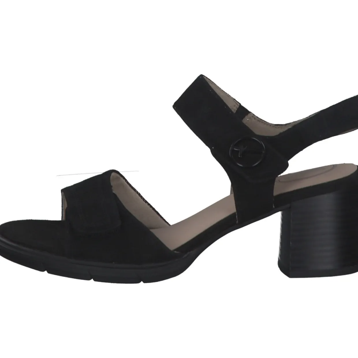 Jana Shoes 88313, Plateau-Sandaletten, Damen, black
