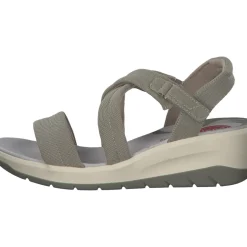 Jana Shoes 28760, Plateau-Sandaletten, Damen, sage