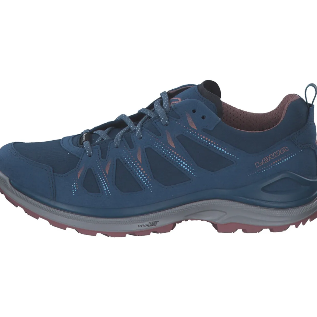 Lowa Innox Evo II GTX 321417, Schnürschuhe, Damen, stahlblau/altrosa