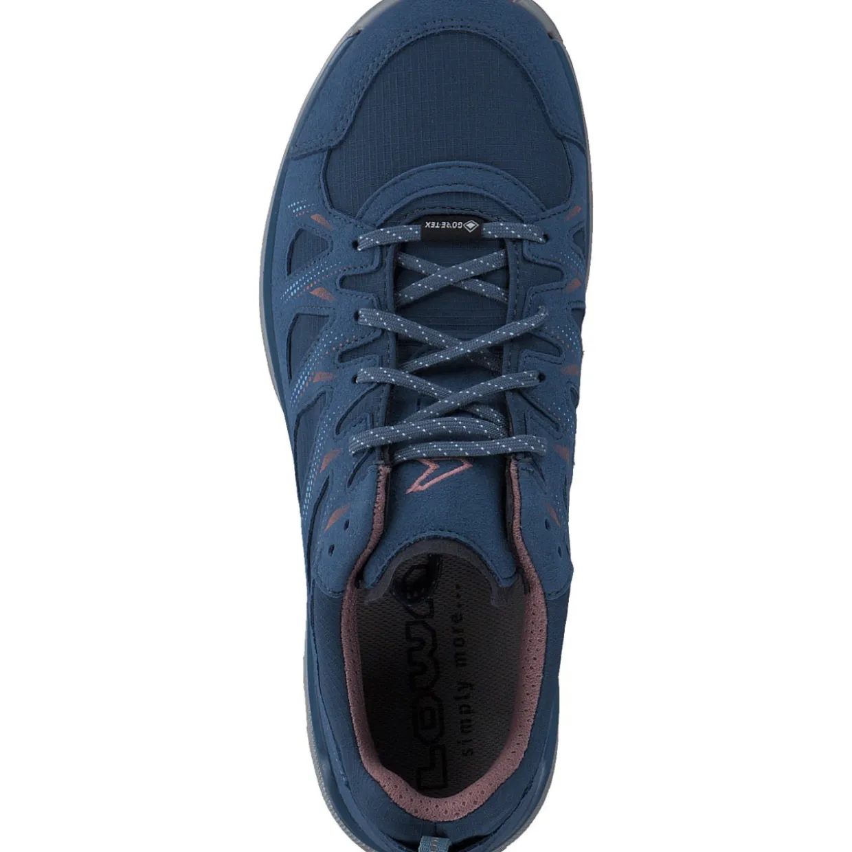 Lowa Innox Evo II GTX 321417, Schnürschuhe, Damen, stahlblau/altrosa