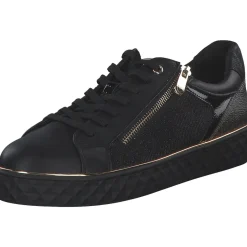 Marco Tozzi 23709, Schnürschuhe, Damen, BLACK COMB