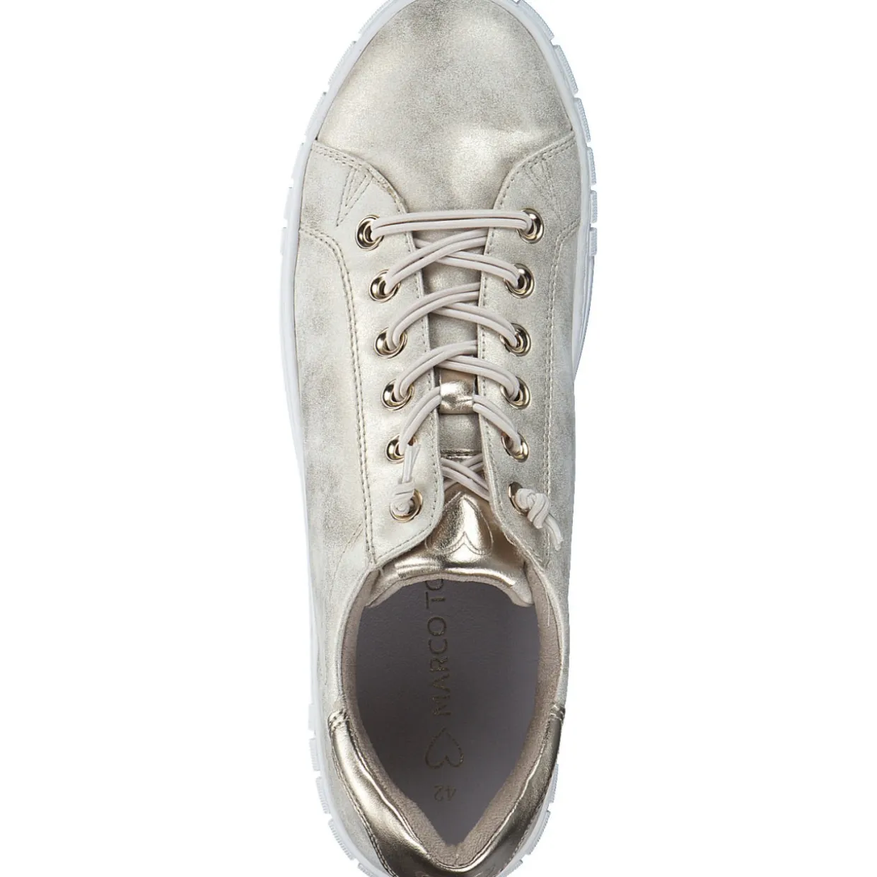 Marco Tozzi 23717, Schnürschuhe, Damen, Gold