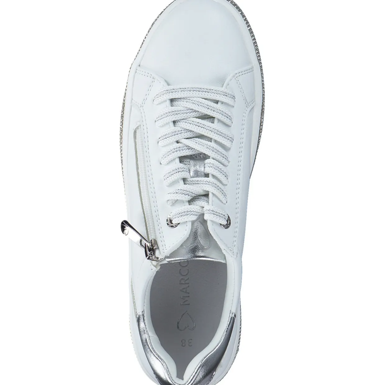 Marco Tozzi 23715, Schnürschuhe, Damen, WHITE COMB