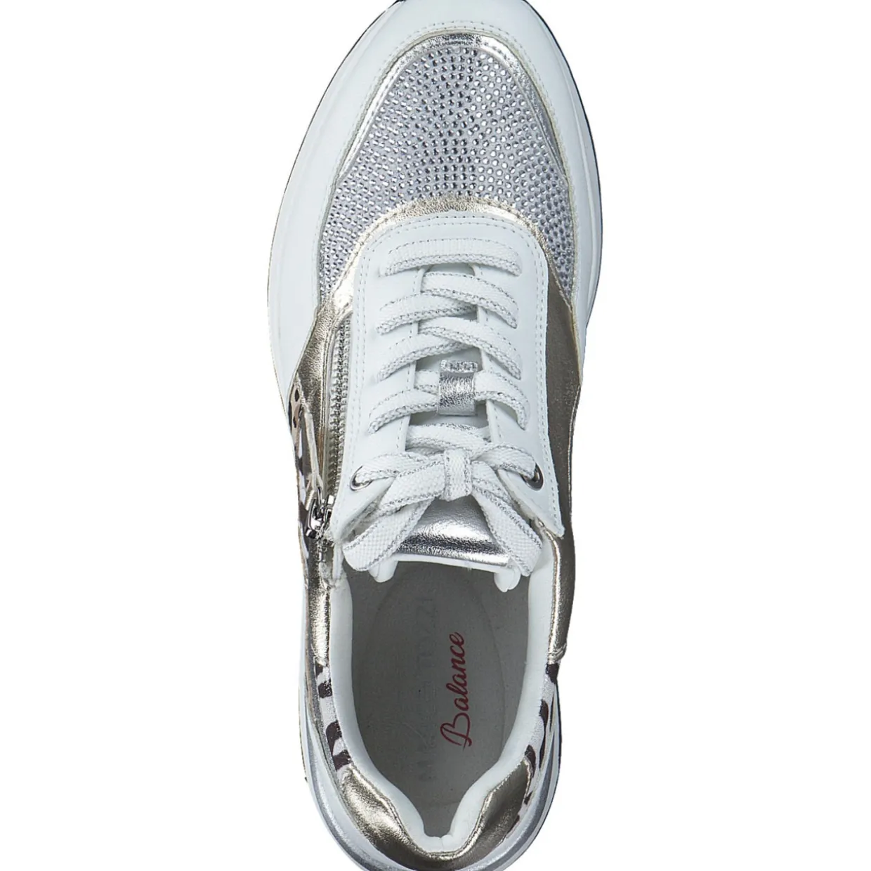 Marco Tozzi 23742, Schnürschuhe, Damen, WHITE COMB