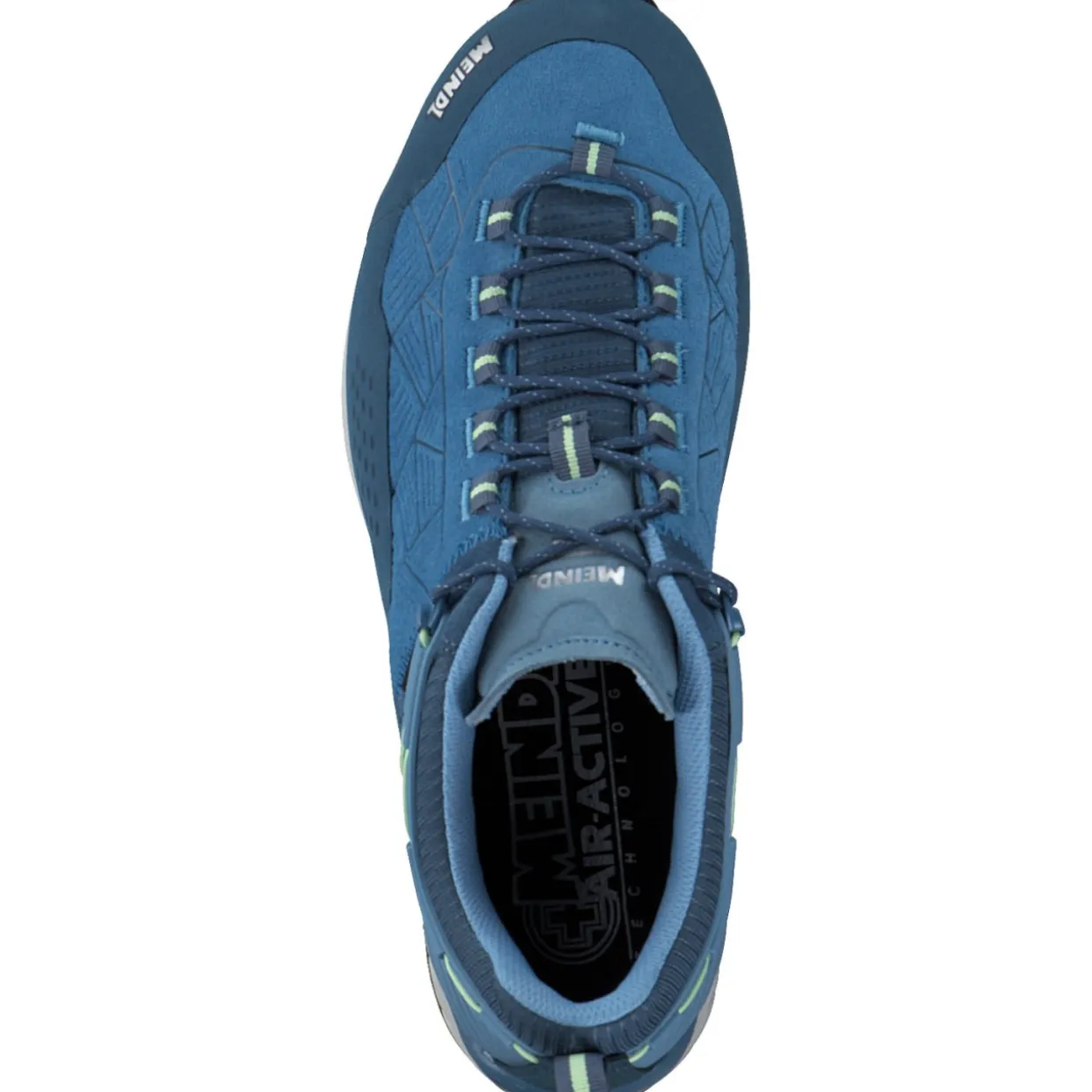 Meindl Top Trail Lady GTX 4714, Schnürschuhe, Damen, hellblau/gelb