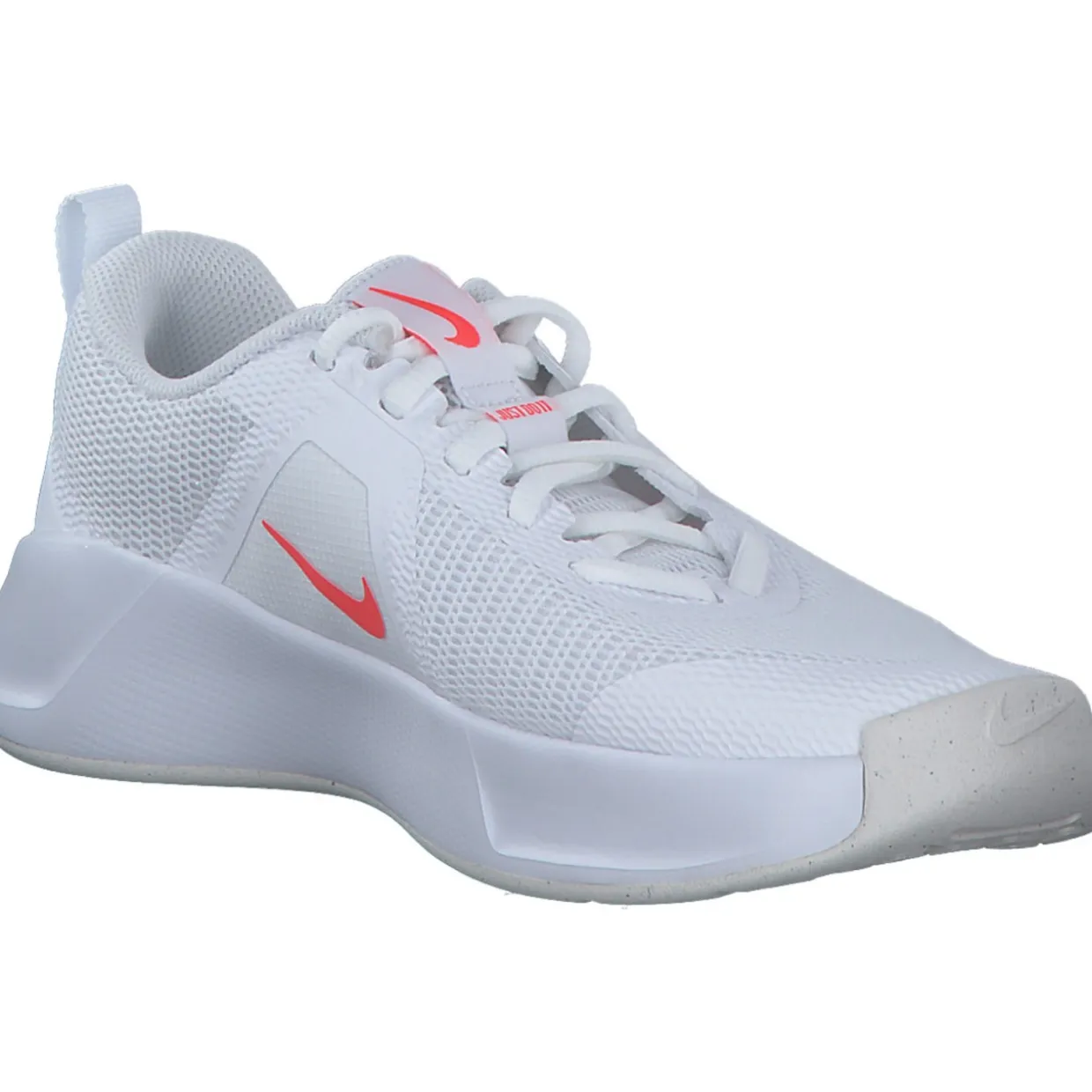 Nike MC Trainer 3 FQ1830, Schnürschuhe, Damen, white/bright crimson-phantom