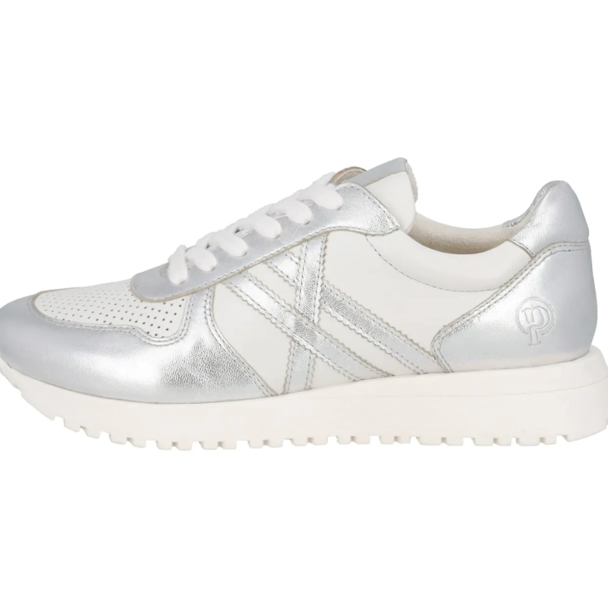 Palado Bradlix, Sneakers Low, Damen, Weiß/Silber