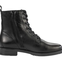 Palado Chalki, Schnürstiefeletten, Damen, Schwarz (Strukturiert)