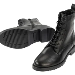 Palado Chalki, Schnürstiefeletten, Damen, Schwarz (Strukturiert)
