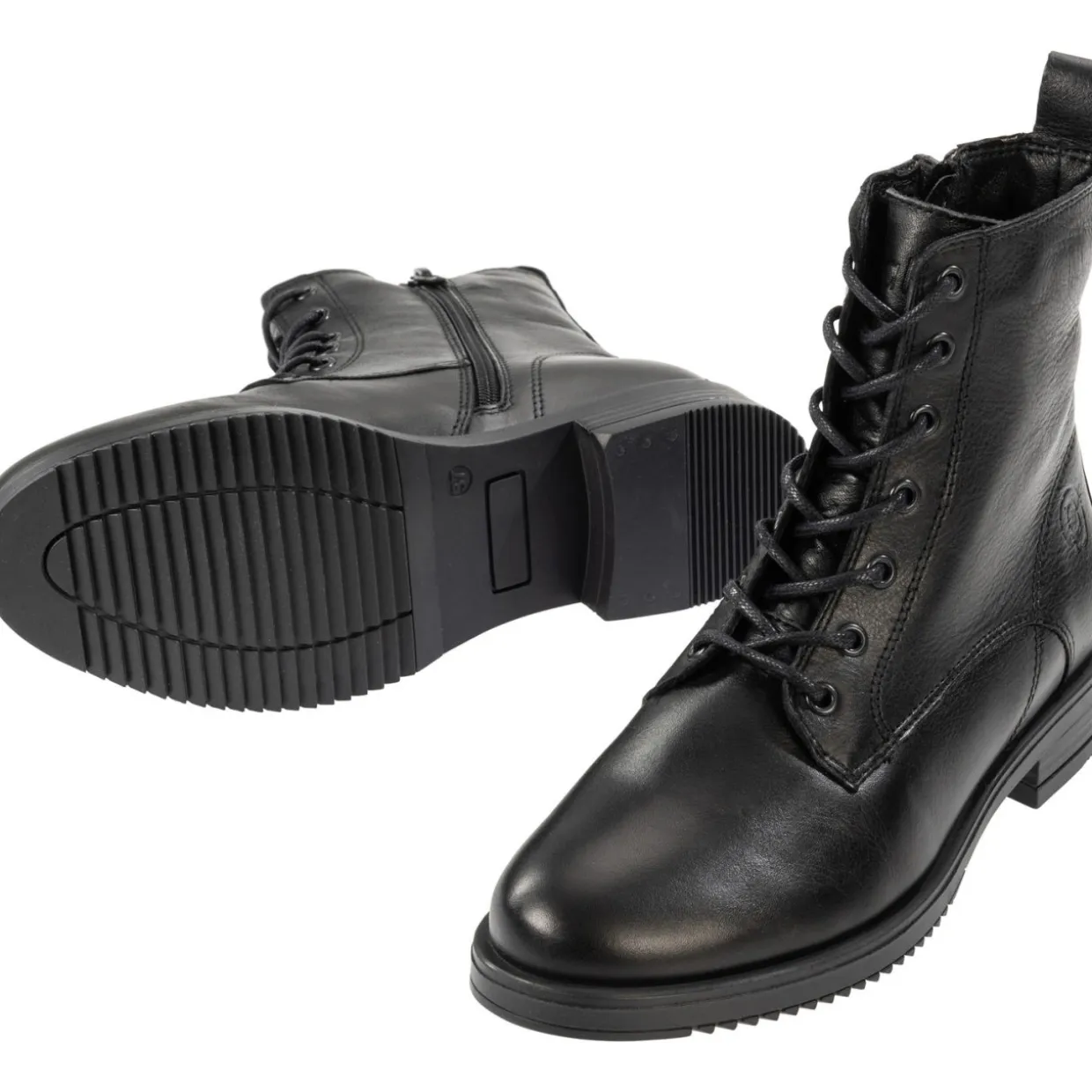 Palado Chalki, Schnürstiefeletten, Damen, Schwarz (Strukturiert)