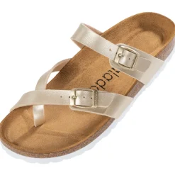 Palado Cres Metallic, Pantoletten, Damen, Gold
