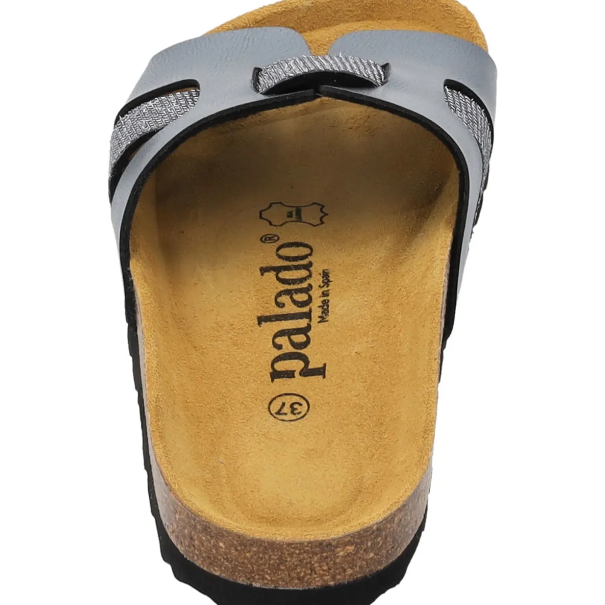 Palado Crisui, Pantoletten, Damen, Grau Metallic