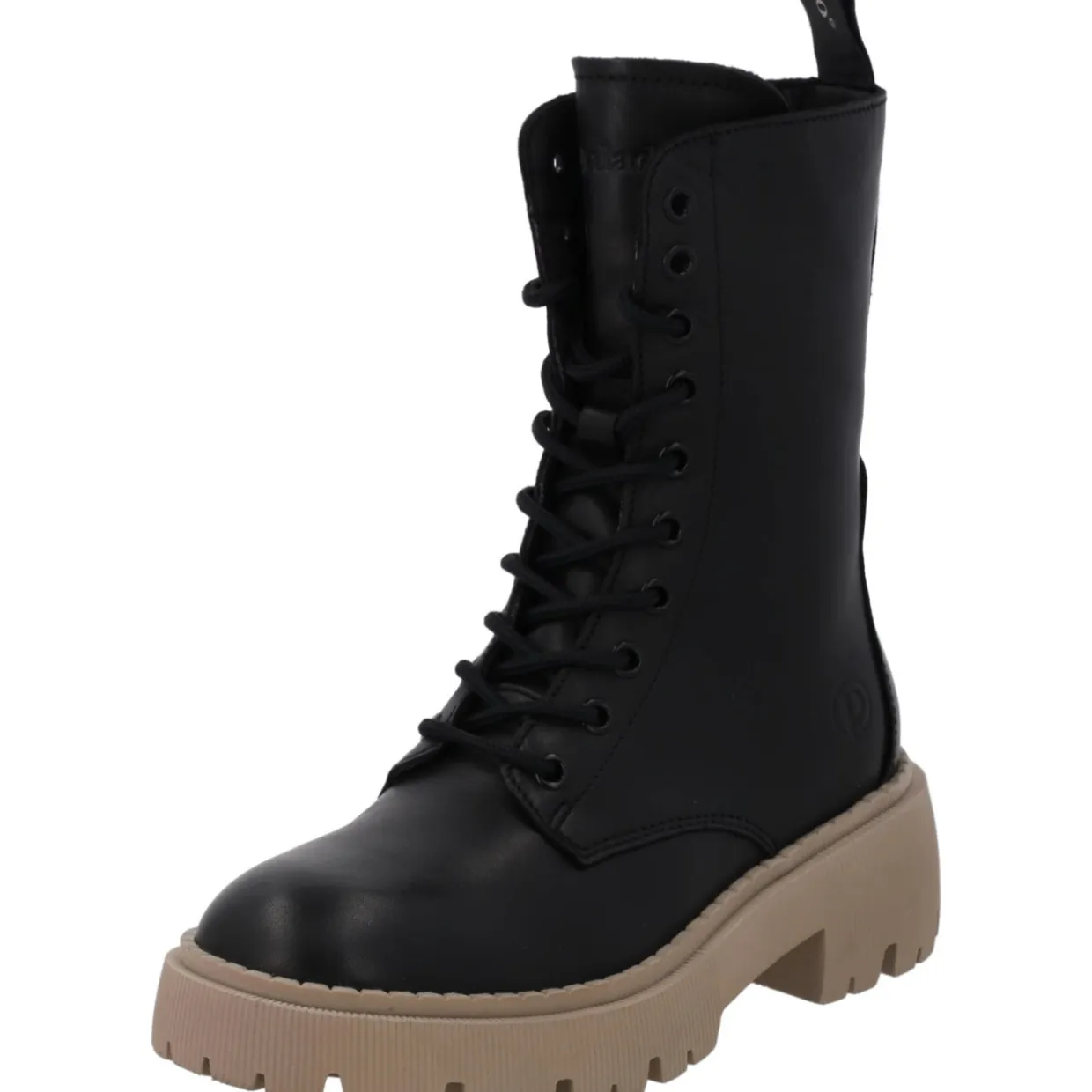 Palado Delos, Schnürstiefel, Damen, Schwarz/Beige