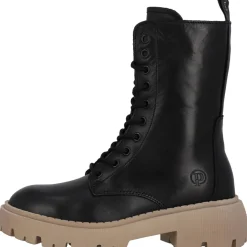 Palado Delos, Schnürstiefel, Damen, Schwarz/Beige