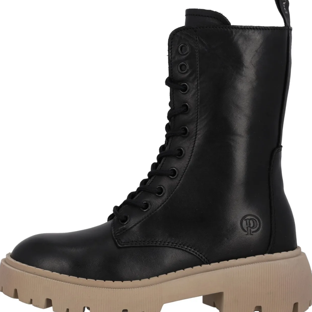 Palado Delos, Schnürstiefel, Damen, Schwarz/Beige