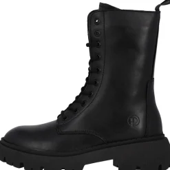 Palado Delos, Schnürstiefel, Damen, Schwarz Glatt
