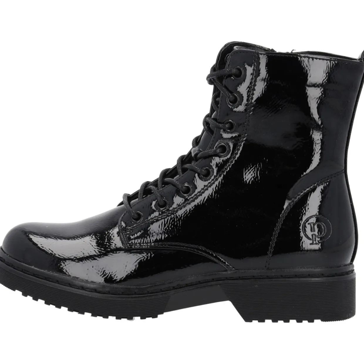 Palado Djerba, Schnürstiefel, Damen, Schwarz Lack