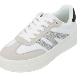 Palado Drotea, Sneakers Low, Damen, Weiß/Silber