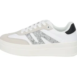 Palado Drotea, Sneakers Low, Damen, Weiß/Silber