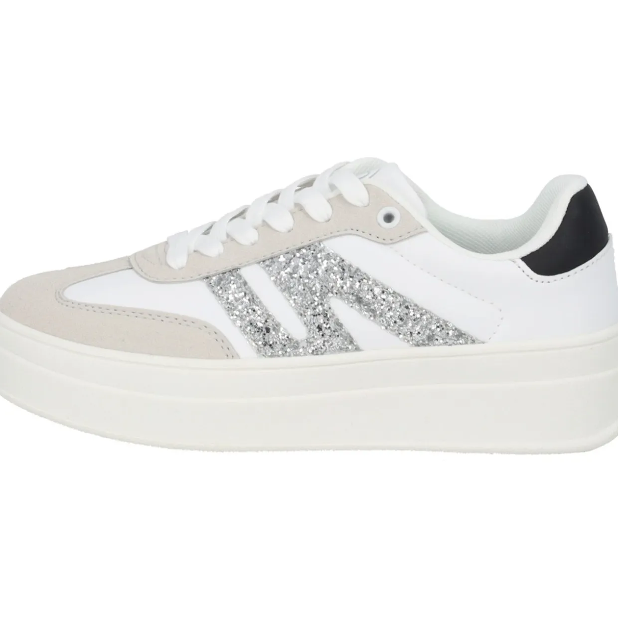 Palado Drotea, Sneakers Low, Damen, Weiß/Silber