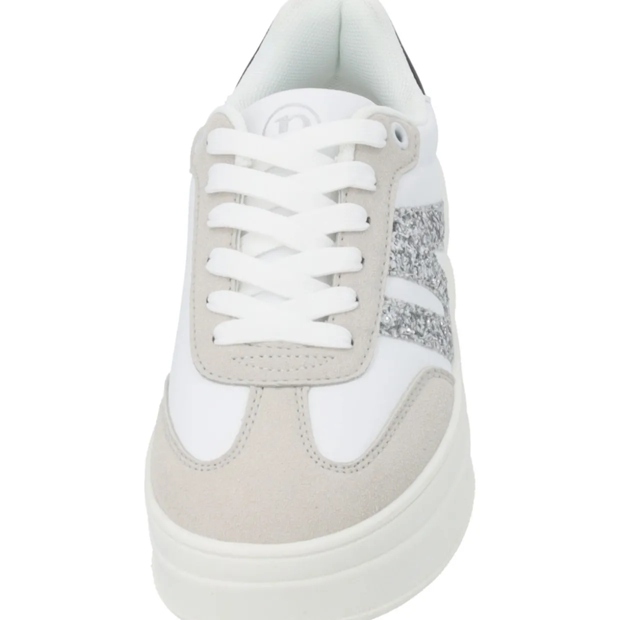 Palado Drotea, Sneakers Low, Damen, Weiß/Silber