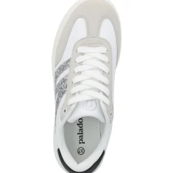 Palado Drotea, Sneakers Low, Damen, Weiß/Silber