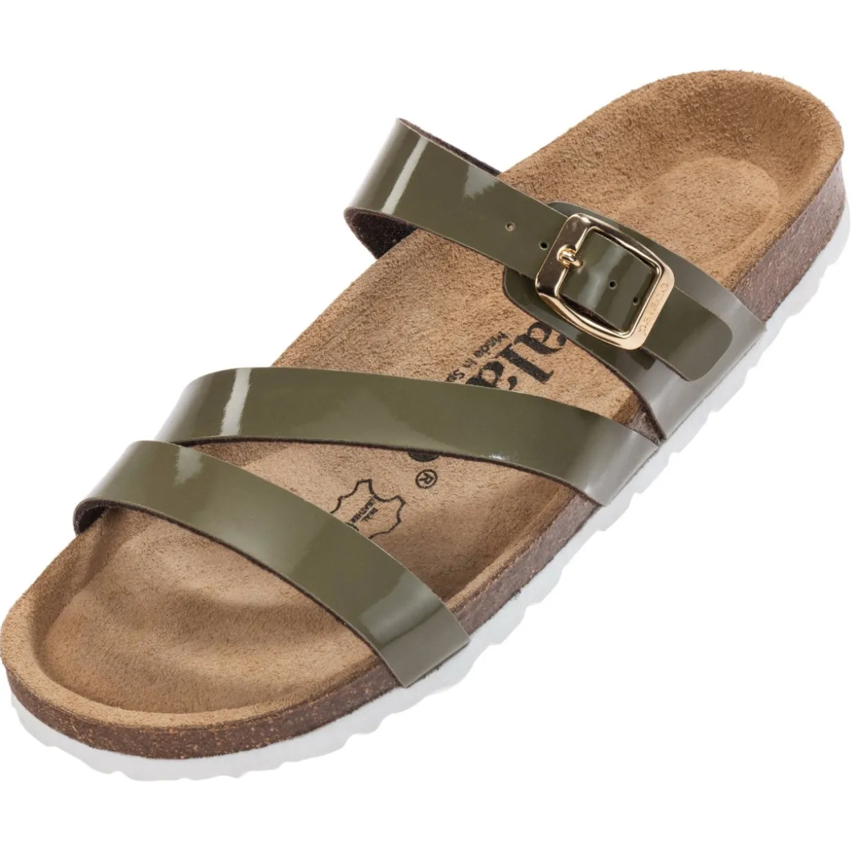 Palado Ikaria, Pantoletten, Damen, Khaki Lack