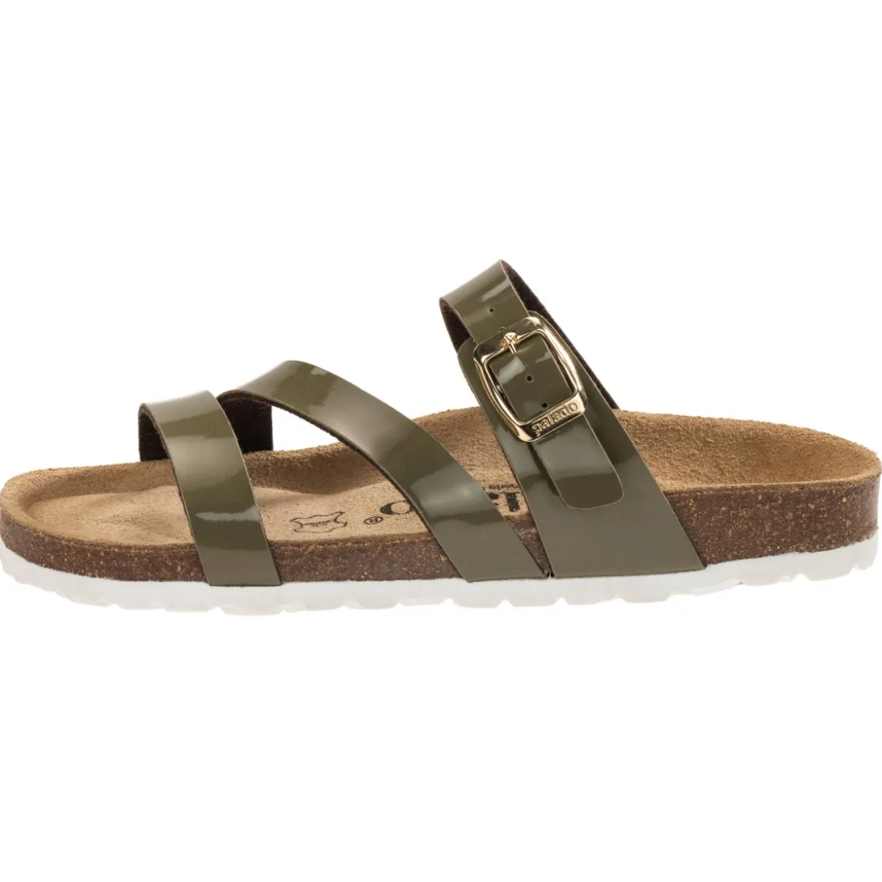 Palado Ikaria, Pantoletten, Damen, Khaki Lack
