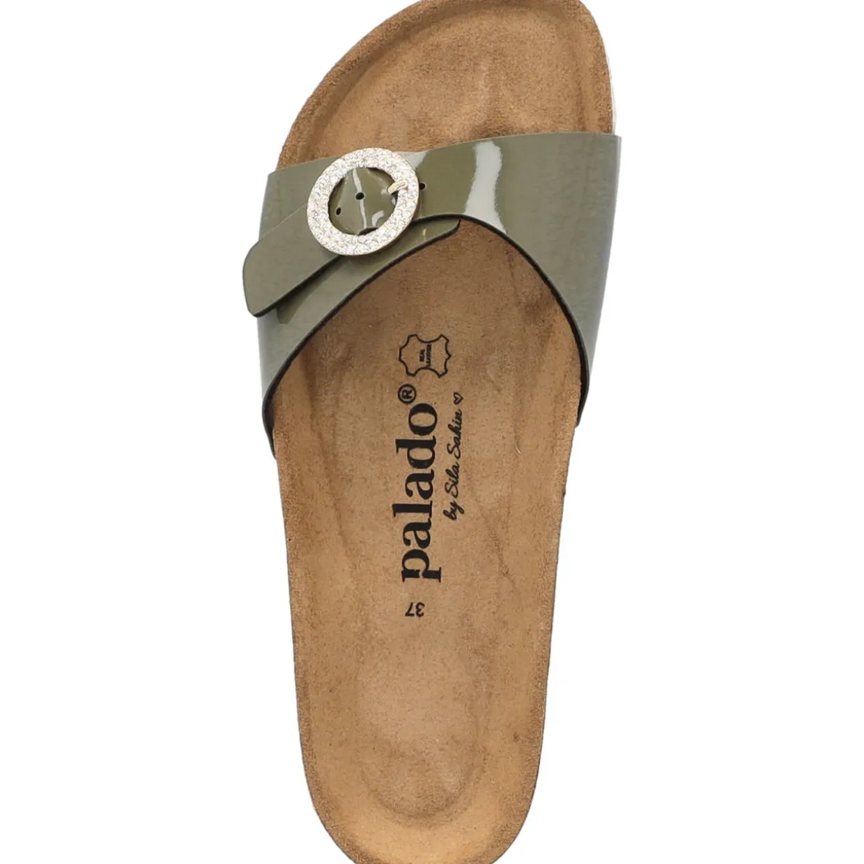 Palado Malta RD by Sila Sahin, Pantoletten, Damen, Khaki Lack