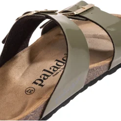 Palado Samos EGS, Pantoletten, Damen, Khaki Lack