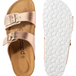 Palado Samos, Pantoletten, Damen, Metallic Rosegold