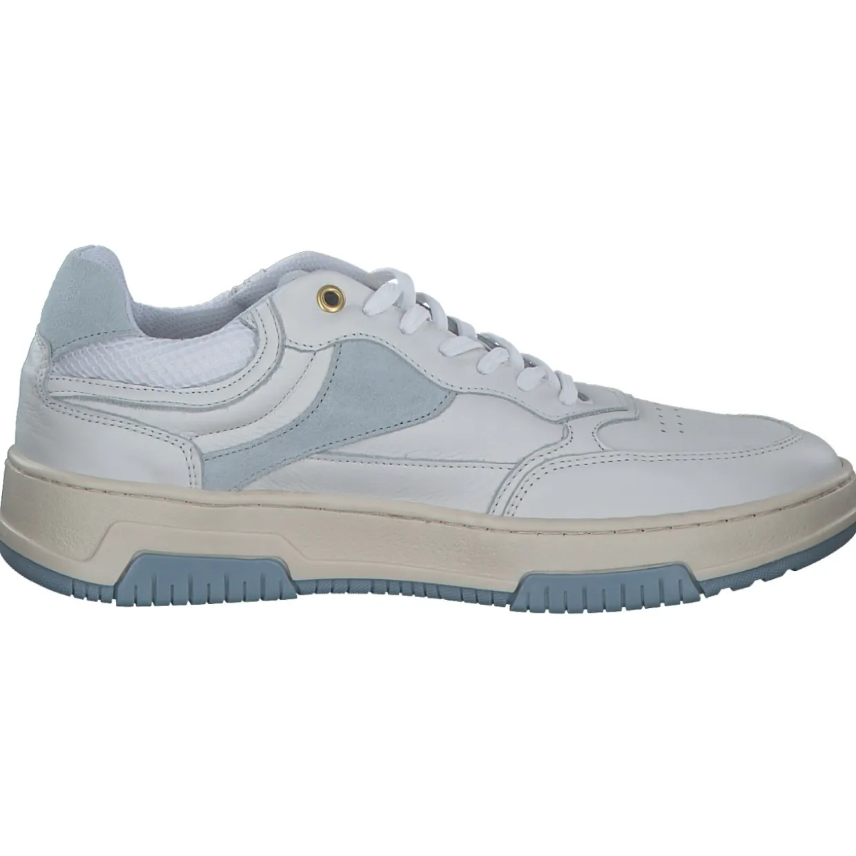 Palado S2-2210, Schnürschuhe, Damen, Weiß/Blau