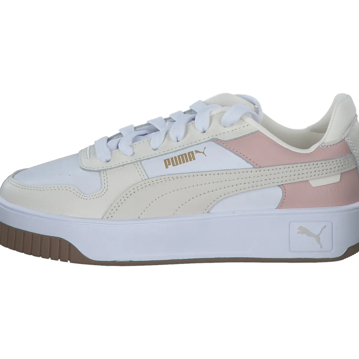 Puma Carina Street 389390, Schnürschuhe, Damen, PUMA WHITE-ALPINE SNOW-FROSTED