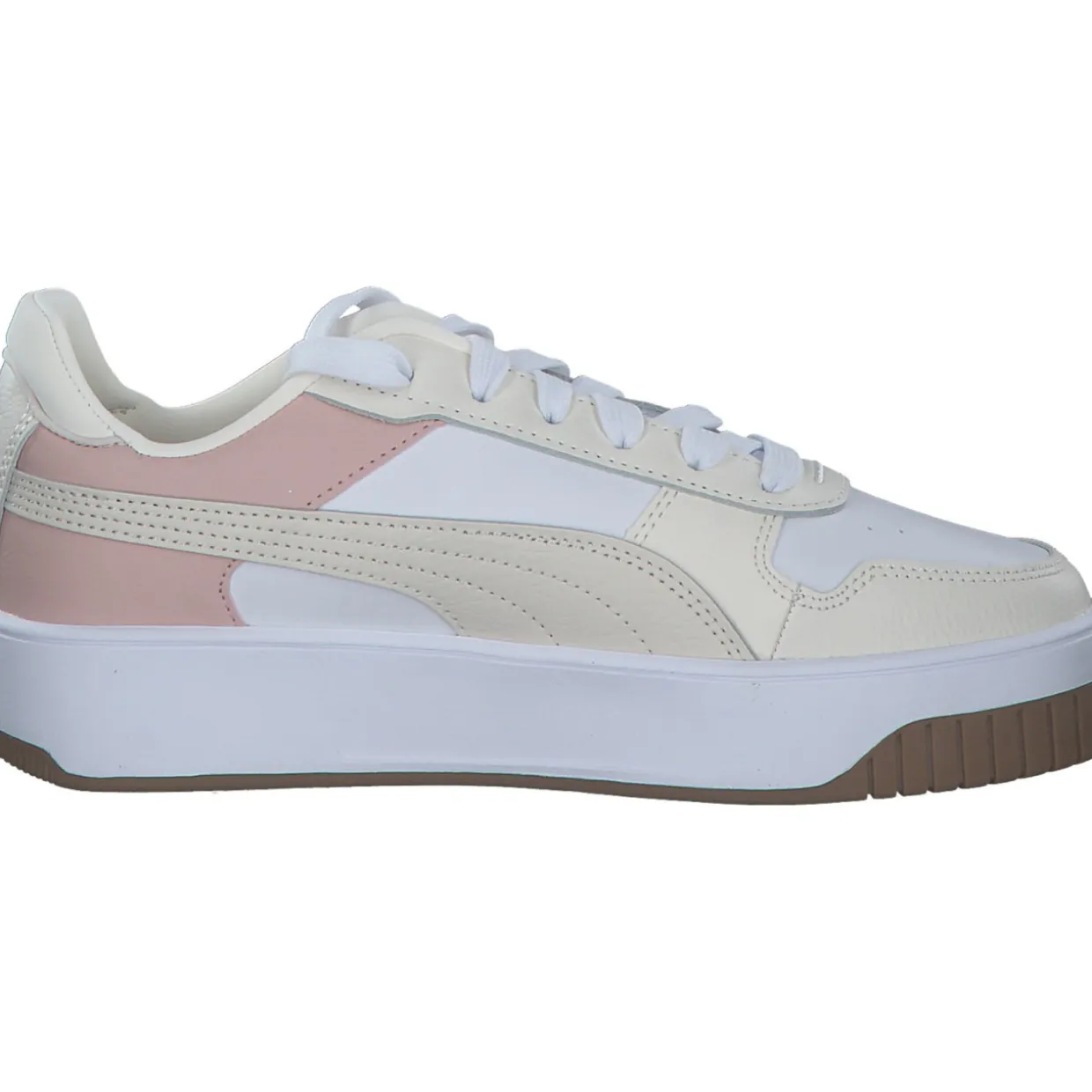 Puma Carina Street 389390, Schnürschuhe, Damen, PUMA WHITE-ALPINE SNOW-FROSTED